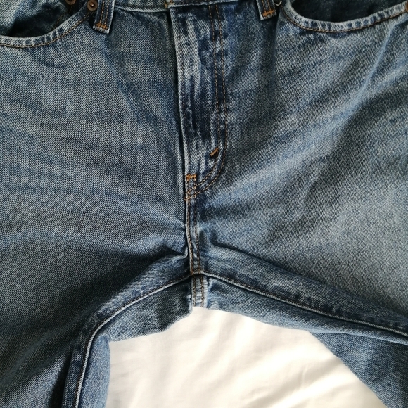 Levi's '94 Baggy Seamed Jeans Medium Blue Wash Wide Leg 27 (4) - Picture 10 of 16